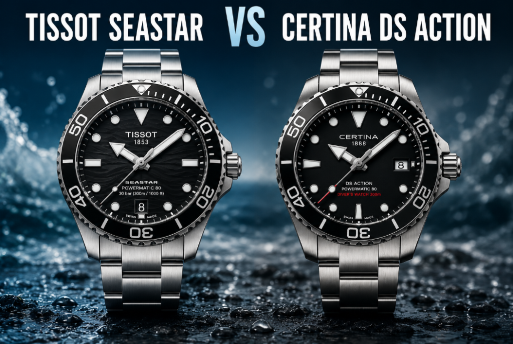 Tissot Seastar vs Certina DS Action - Which Swiss Dive Watch Is Better?