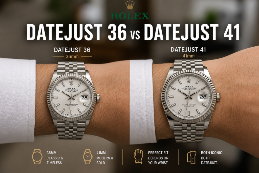 Rolex Datejust 36 vs 41: Which Size Is Better?