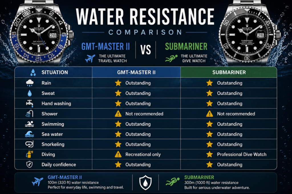 Rolex GMT-Master II vs Submariner 
