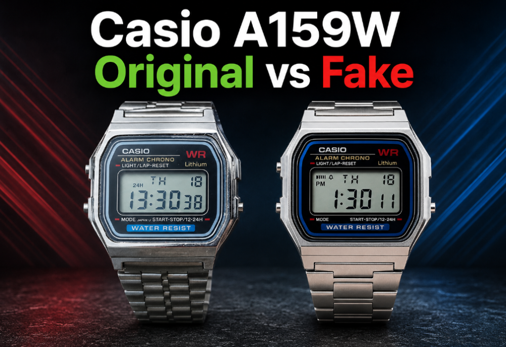 Casio A159W Original vs Fake - How to Spot a Fake Before You Buy