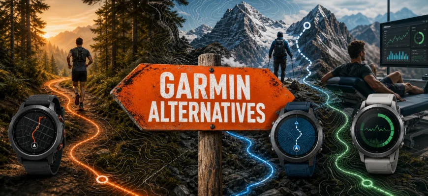 Garmin Watch Alternatives: Better Picks for Running, Maps, Battery and Simplicity — illustrated guide cover