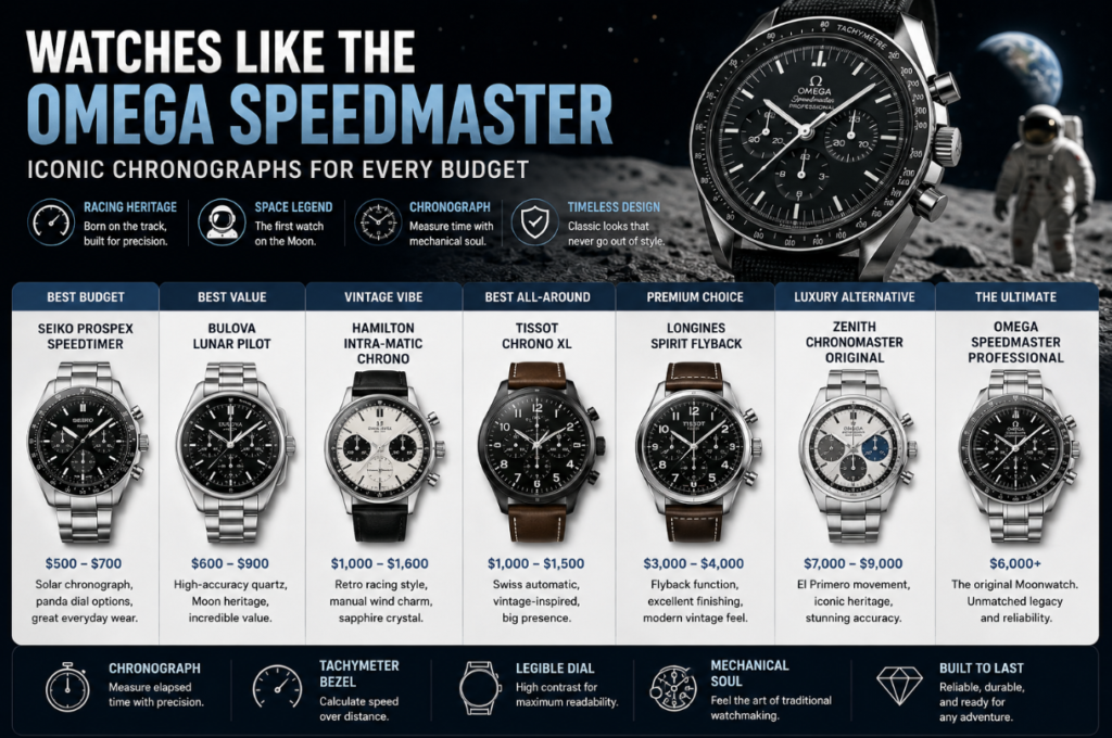 Watches Like the Omega Speedmaster