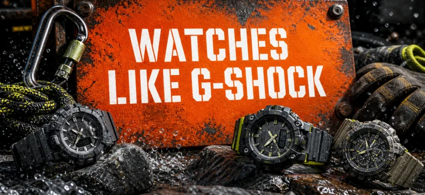 Watches Like G-Shock: Rugged Alternatives for Work, Trails and Training — illustrated guide cover