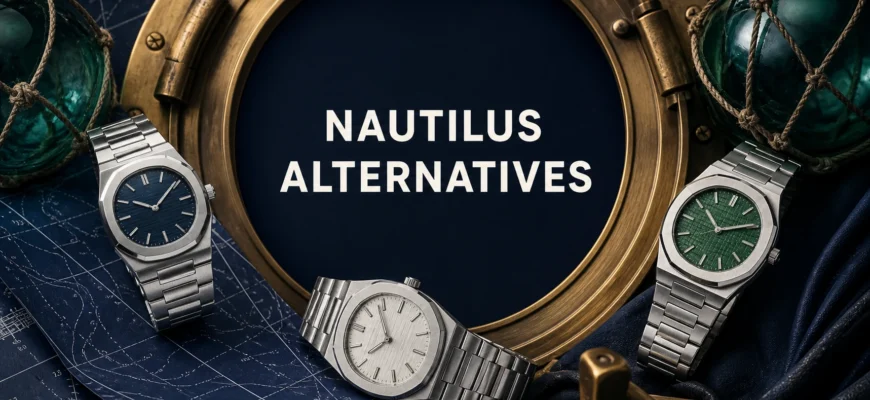 Watches Like the Patek Philippe Nautilus: Slim Sports-Watch Alternatives — illustrated guide cover